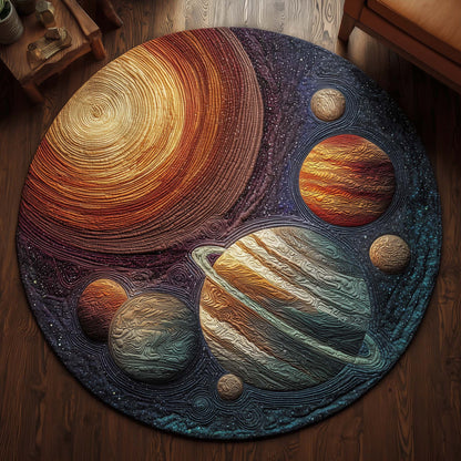 Orbital Harmony Quilted Round Mat GFTOHD13247