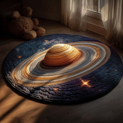 Saturn Dreamscape Quilted Round Mat GFTOHD13248