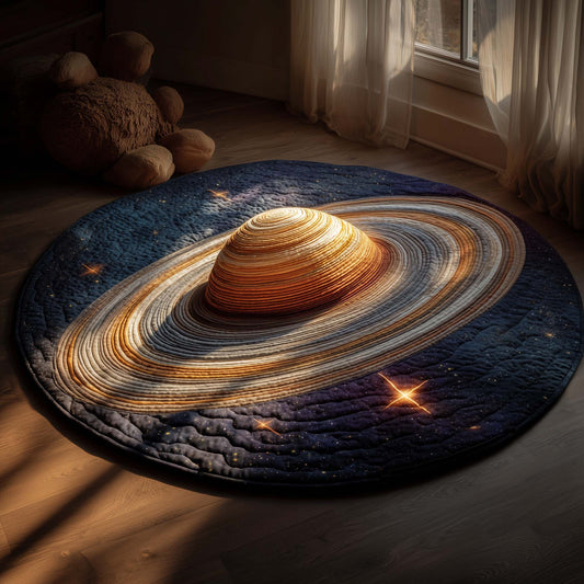 Saturn Dreamscape Quilted Round Mat GFTOHD13248