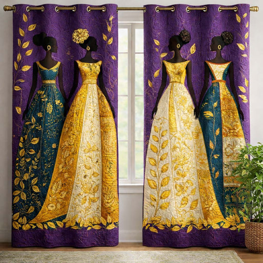 Royal Harmony Quilted Curtains GFTOHD13255