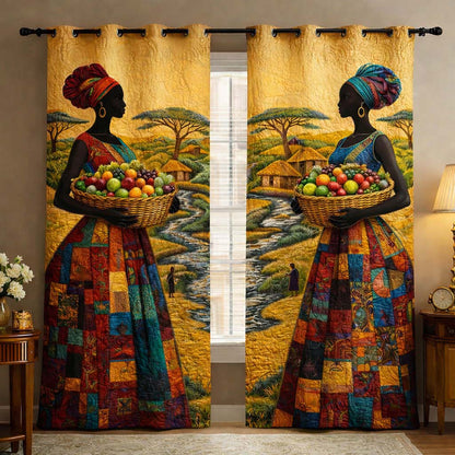 Harvest Journey Quilted Curtains GFTOHD13261
