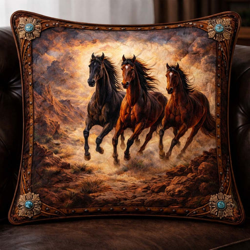Majestic Horse Quilted Pillow Case GFTOHD13345