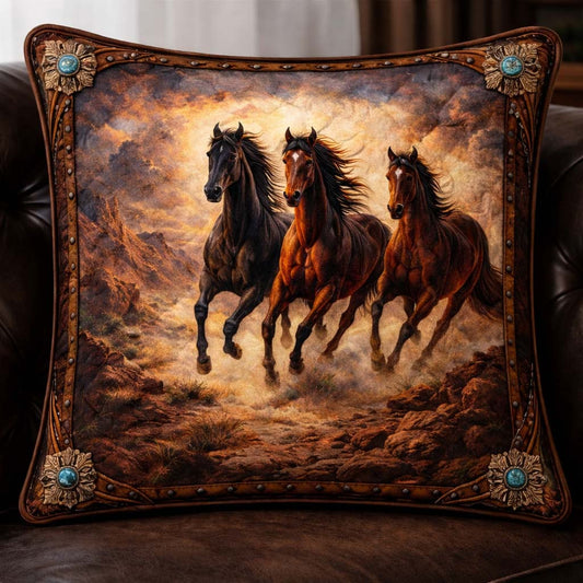 Majestic Horse Quilted Pillow Case GFTOHD13345