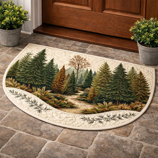 Autumn Woodland Trail Quilted Welcome Mat GFTOHD13724