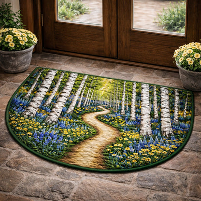 Spring Birch Walk Quilted Welcome Mat GFTOHD13727