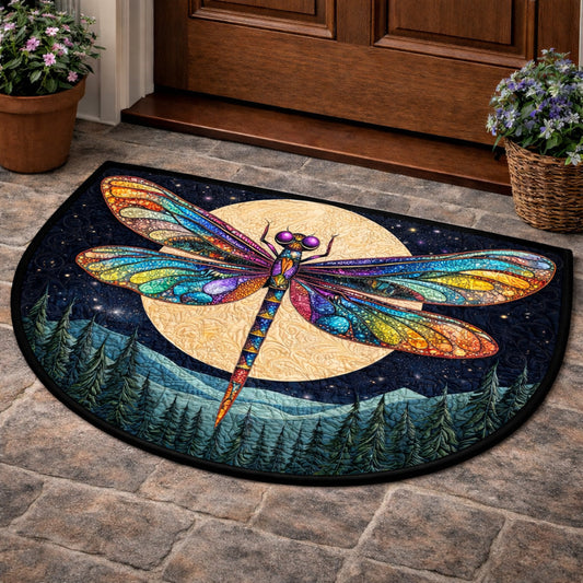 Moonlight Dragonfly Dream Quilted Welcome Mat GFTOHD13783