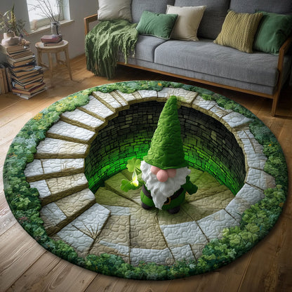 Lucky Gnome Well Quilted Round Mat GFTOHD13879