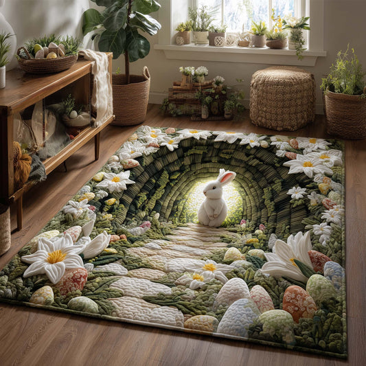 Easter Rabbit Meadow Area Rug GFTOHD13915