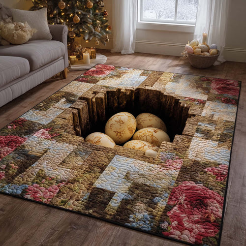 Golden Easter Eggs Area Rug GFTOHD13923