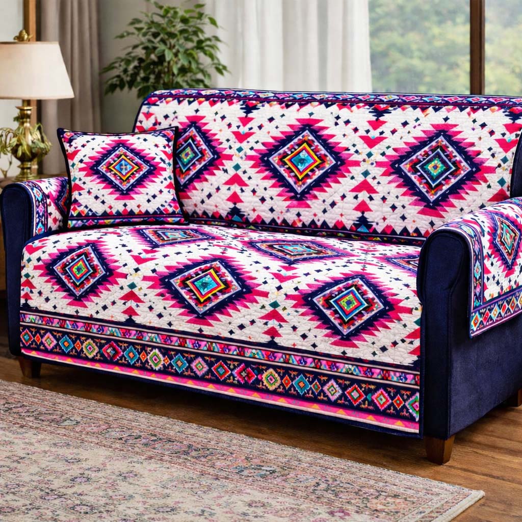 Southwest Heritage Quilted Sofa Cover GFTOHD13992