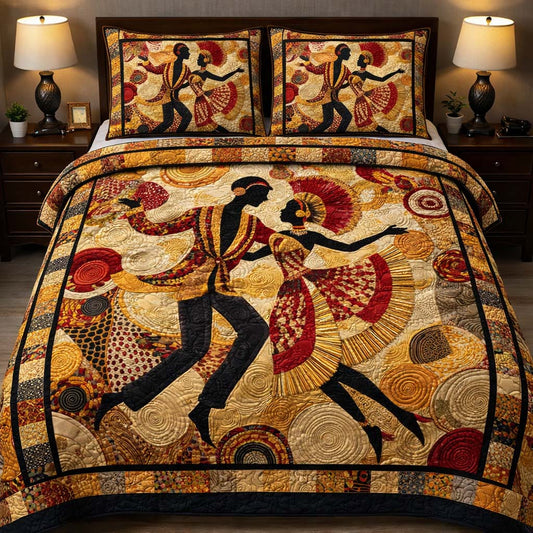 Spirits Of Africa 3-Piece Quilted Bedding Set GFTOHD14002