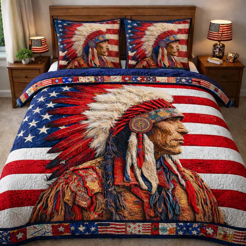 American Eagle Guardian 3-Piece Quilted Bedding Set GFTOHD14010