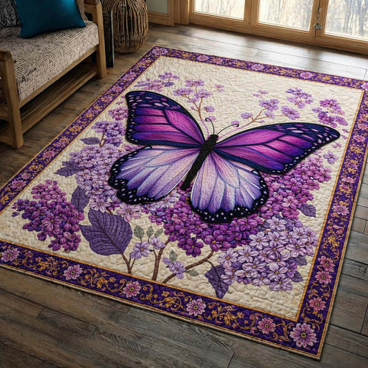 Lavender Butterfly Dream Area Rug GFTOHD14036C1