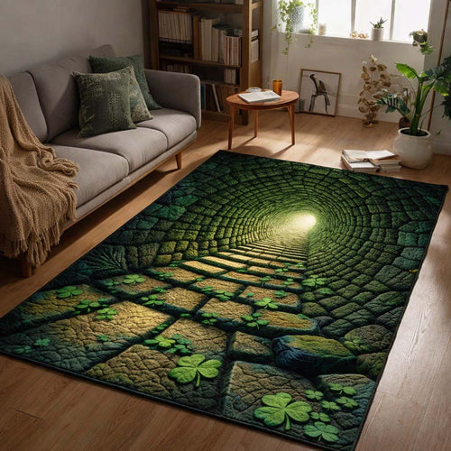 Shamrock Stone Tunnel Area Rug GFTOHD14069