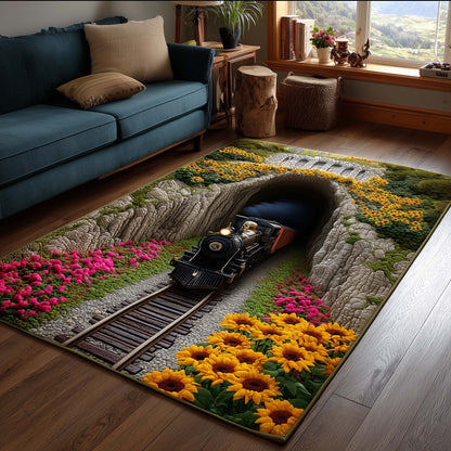 Sunflower Tunnel Express Area Rug GFTOHD14074
