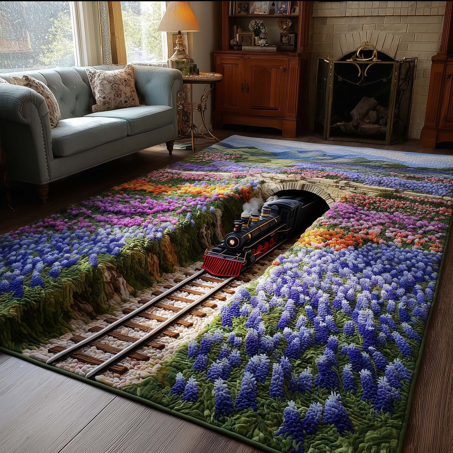 Lavender Field Express Area Rug GFTOHD14078