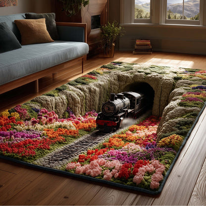 Wildflower Ridge Railway Area Rug GFTOHD14079