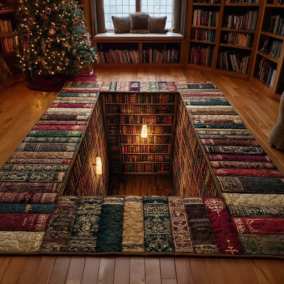 Christmas Reading Vault Area Rug GFTOHD14085