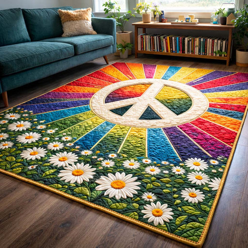 Sunburst Peace Garden Area Rug GFTOHD14100