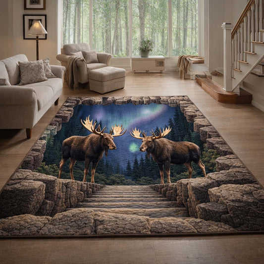 Aurora Moose Area Rug GFTOHD14173