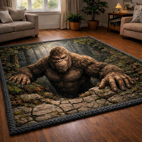 Forest Pit Bigfoot Area Rug GFTOHD14180