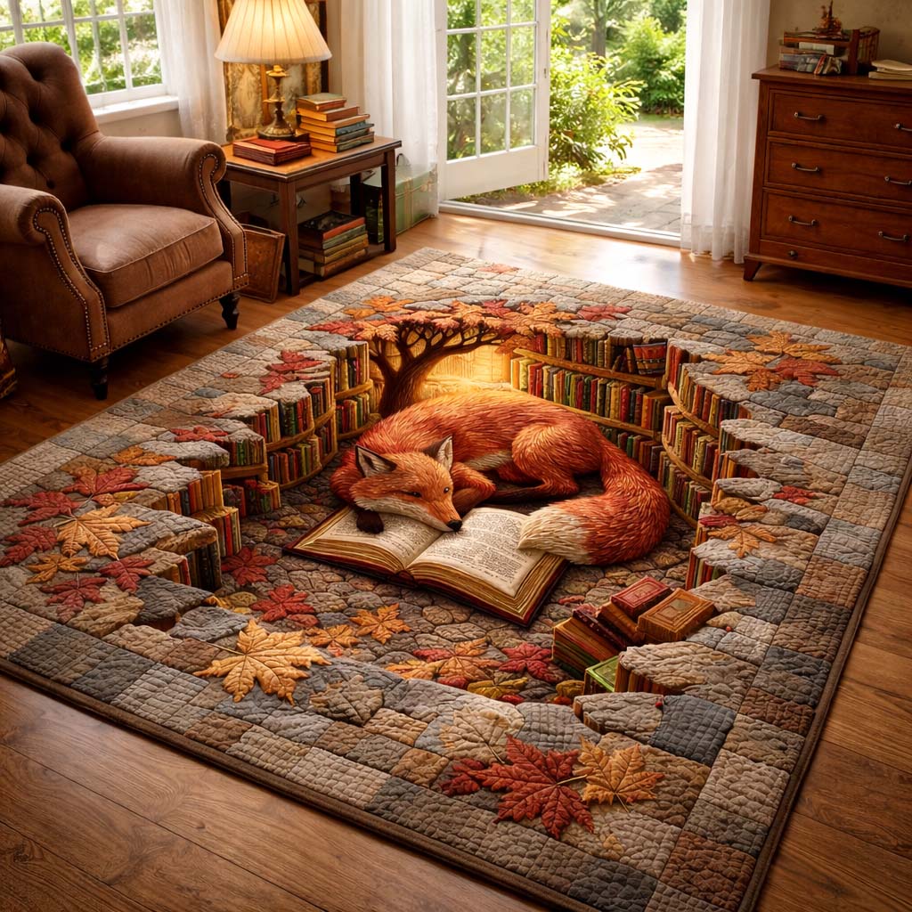 Autumn Reading Nook Area Rug GFTOHD14248