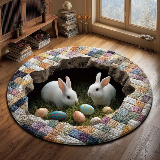 Easter Bunny Quilted Round Mat GFTOHD14255