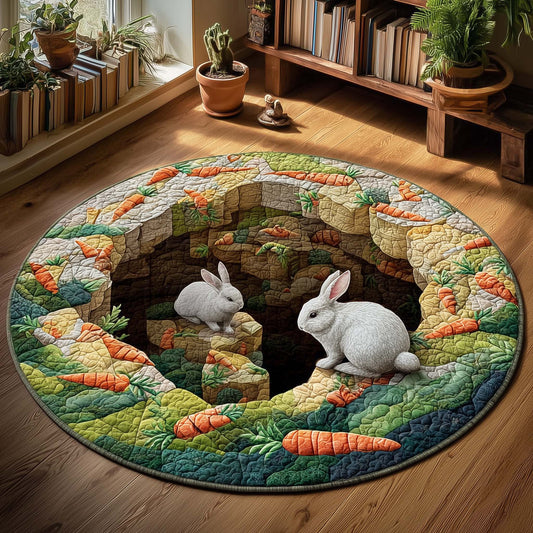 Easter Bunny Quilted Round Mat GFTOHD14256