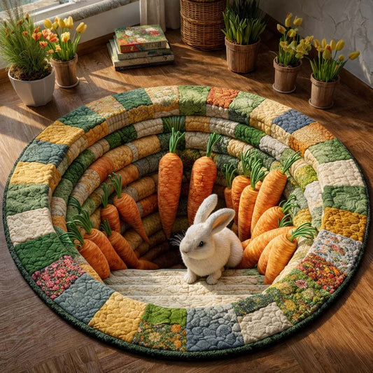 Easter Bunny Quilted Round Mat GFTOHD14257
