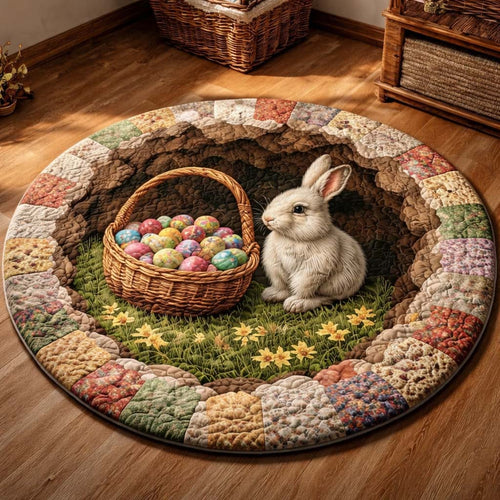 Easter Bunny Quilted Round Mat GFTOHD14258