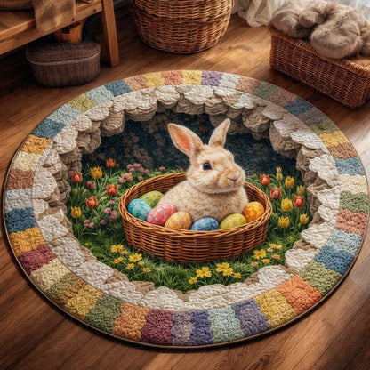 Easter Bunny Quilted Round Mat GFTOHD14259