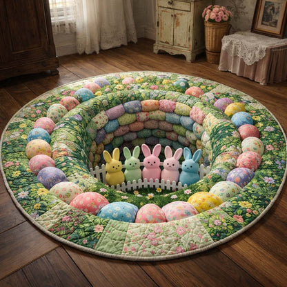 Easter Bunny Quilted Round Mat GFTOHD14265