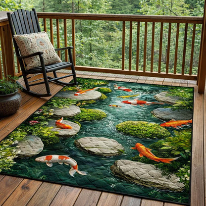 Stone Path Koi Area Rug GFTOHD14306