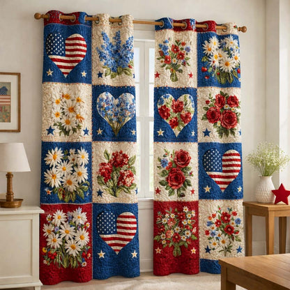 Liberty Patchwork Quilted Curtains GFTOHD14332