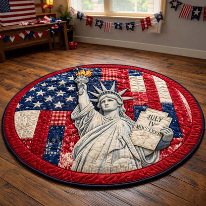 Liberty Tribute Quilted Round Mat GFTOHD14351