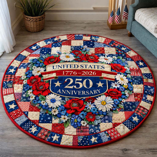 America Spirit Quilted Round Mat GFTOHD14354
