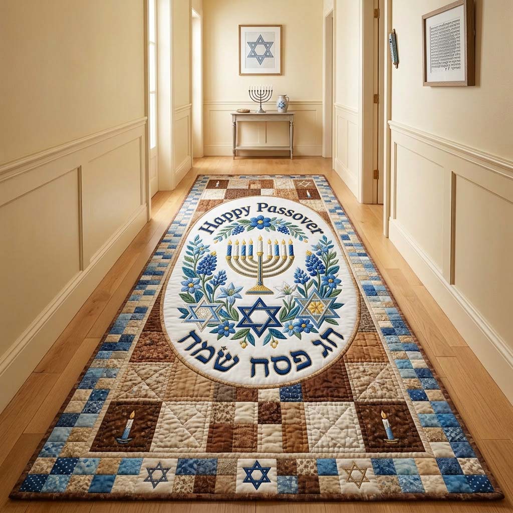 Passover Blessings Runner Rug GFTOHD14471