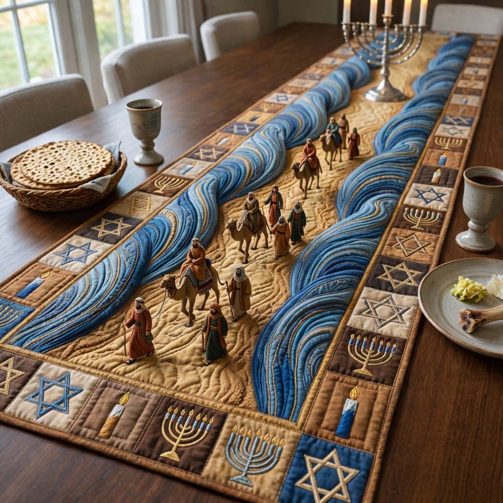 Exodus Pathway Spirit Quilted Table Runner GFTOHD14508