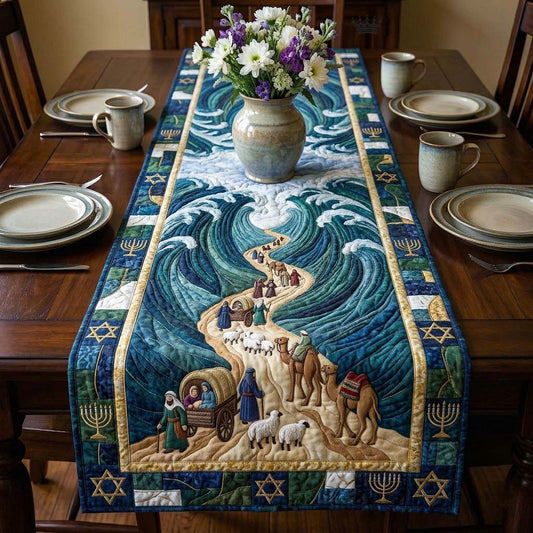 Divine Crossing Path Quilted Table Runner GFTOHD14511