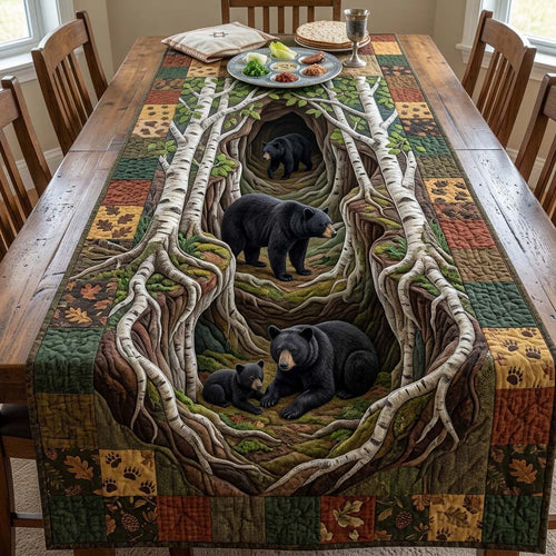 Quiet Bear Rest Quilted Table Runner GFTOHD14519