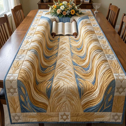 Scroll of Harvest Quilted Table Runner GFTOHD14617