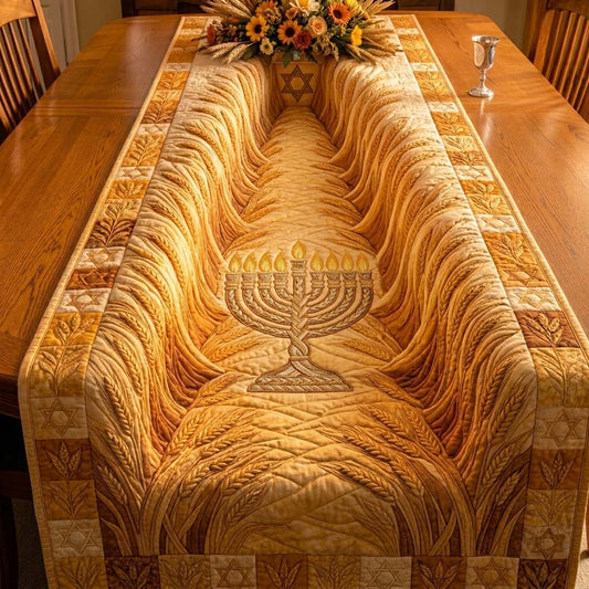 Desert Wheat Valley Quilted Table Runner GFTOHD14621