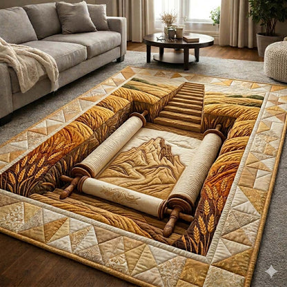Torah Blessing Area Rug GFTOHD14682