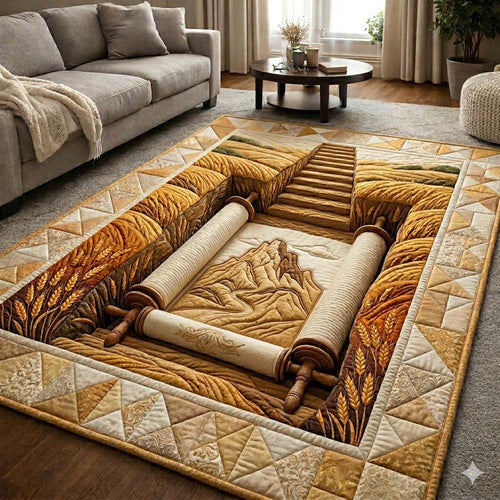 Torah Blessing Area Rug GFTOHD14682