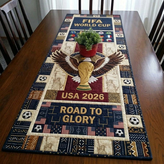 Heritage Trophy Path Quilted Table Runner GFTOHD14767