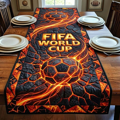 Lava Goal Rush Quilted Table Runner GFTOHD14776