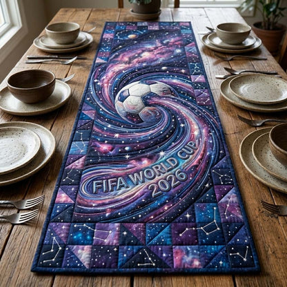 Galaxy Soccer Flow Quilted Table Runner GFTOHD14777