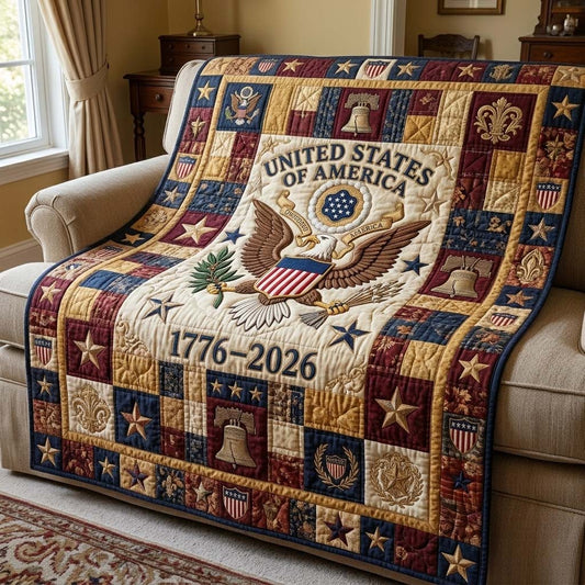 Heritage Eagle Crest Quilted Blanket GFTOHD14798