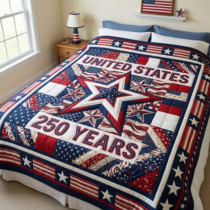 Liberty Star Quilted Blanket GFTOHD14799