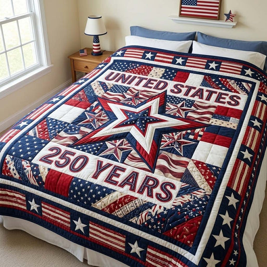 Liberty Star Quilted Blanket GFTOHD14799